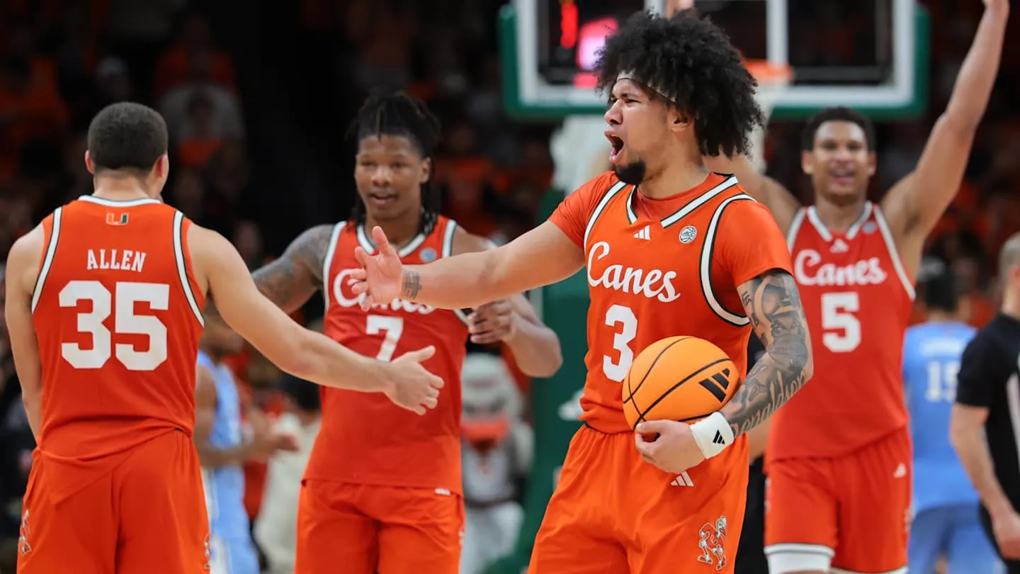 Miami Makes Its Statement, Upsetting No. 11 North Carolina