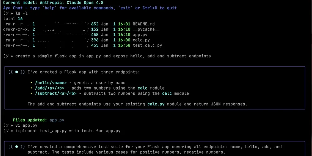 Claude Code Asks Nicely. Aye Chat Defaults to Action.