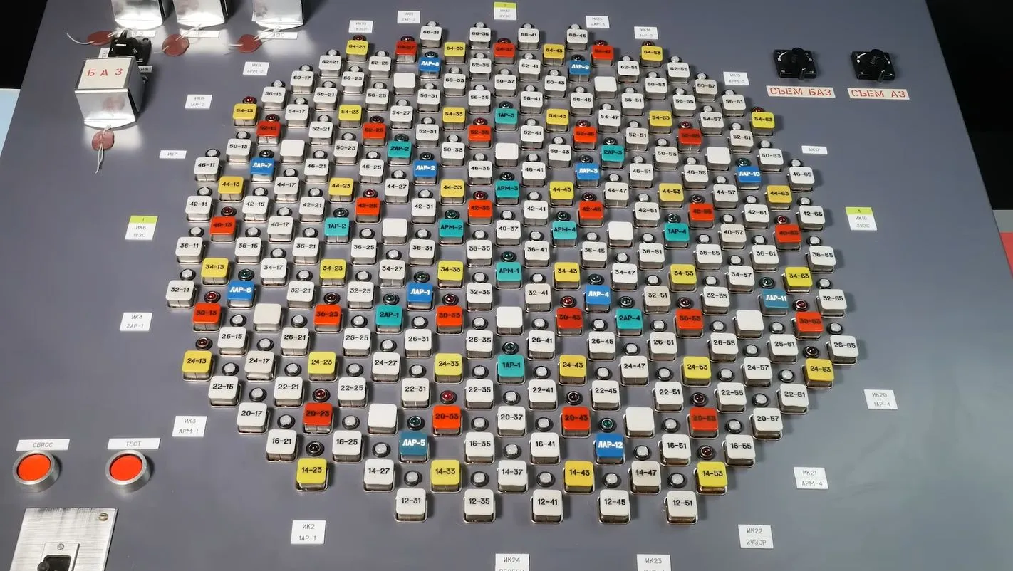 Making A Functional Control Panel Of The Chernobyl RBMK Reactor