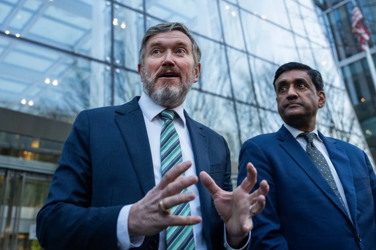 A document with redactions being compared to an unredacted version, symbolizing the unveiling of hidden truths.