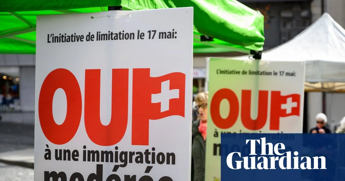 Switzerland to vote on far-right proposal to cap population at 10 million