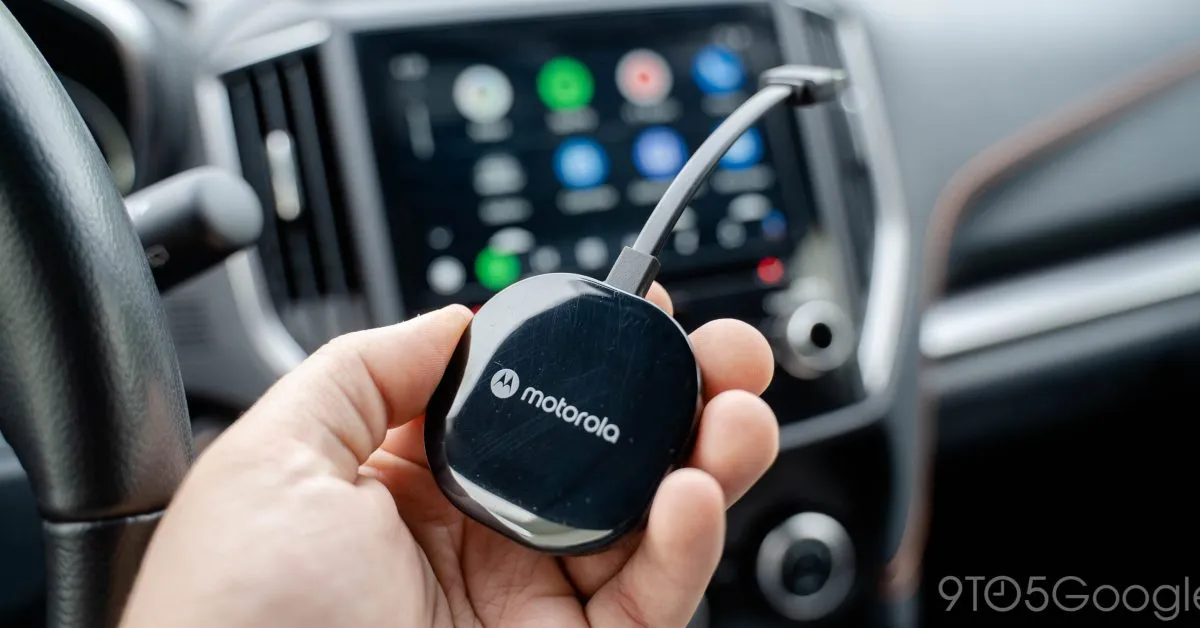 'Motorola MA2' wireless Android Auto adapter leaks with two big updates [Gallery]