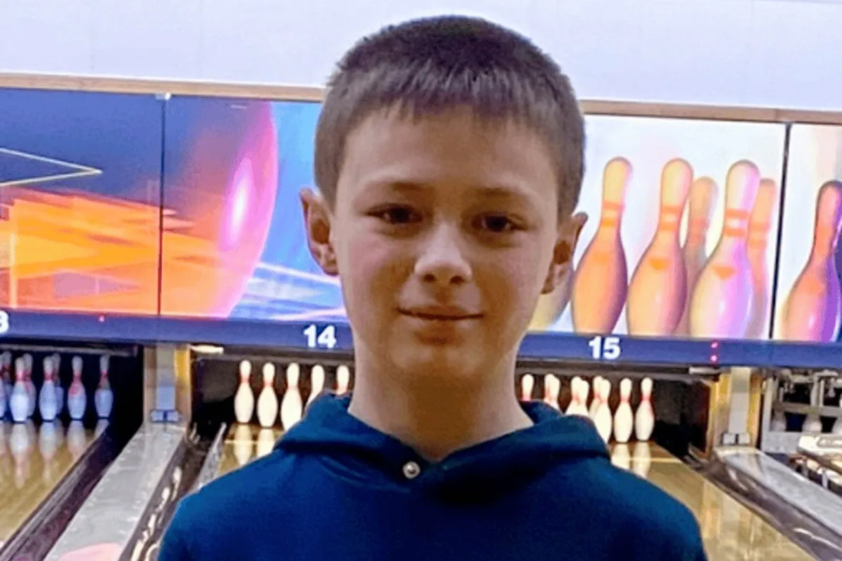 A serene park where the tragic stabbing of 12-year-old Leo Ross took place.